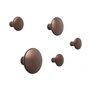 Muuto - Muuto " the dots metal " sæt med 5, umber