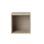 Muuto - Stacked System hylde modul med bagvæg, medium / eg