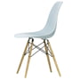 Vitra - Eames Plastic Side Chair DSW RE, honningfarvet ask / isgrå (hvide filtglidere)