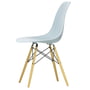 Vitra - Eames Plastic Side Chair DSW RE, gullig ahorn / isgrå (hvide filtglidere)