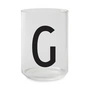 Design letters - Aj drikkeglas, g