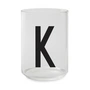 Design letters - Aj drikkeglas, k