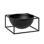 Audo - Kubus Bowl Centerpieces H 1. 1,5 cm, stor / sort