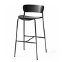 & tradition - Pavilion barstol AV9, H 95 cm, sort / sortlakeret eg