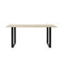 Muuto - 70/70 spisebord, 170 x 85 cm, eg / sort