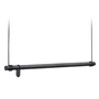 Lind DNA - Swing hængende garderobe L (110 cm), sort eg / sort læder