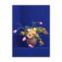 Papir kollektiv - Blomst, 50 x 70 cm, blå