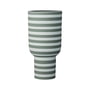 AYTM - Varia Sculptural Vase, Ø 15 x H 30 cm, støvet grøn / skov