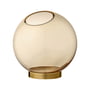AYTM - Globe Vase medium, Ø 17 x H 17 cm, rav / guld