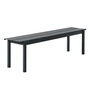 Muuto - Linear Steel stålbænk 170 cm, sort