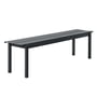 Muuto - Linear Steel stålbænk 170 cm, sort