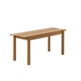 Muuto - Linear Steel stålbænk 110 cm, brændt orange
