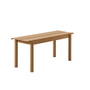 Muuto - Linear Steel stålbænk 110 cm, brændt orange