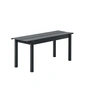 Muuto - Linear Steel stålbænk 110 cm, sort