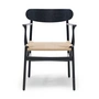 Carl Hansen - CH26, sortlakeret eg / natur