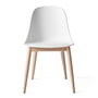 Audo - Harbour Dining Side Chair, naturlig eg / hvid