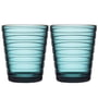 Iittala - Aino Aalto glasglas 22 cl, havblå (sæt med 2)