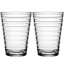 Iittala - Aino Aalto glas med lang drik 33 cl, klart (sæt med 2)