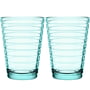 Iittala - Aino Aalto glas med lang drik 33 cl, vandgrøn (sæt med 2)