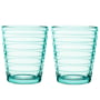 Iittala - Aino Aalto glasglas 22 cl, vandgrøn (sæt med 2)