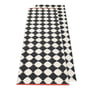 Pappelina - Marre vendbar tæppe, 70 x 225 cm, sort / vanille
