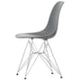 Vitra - Eames Plastic Side Chair DSR RE, forkromet / granitgrå (filtglider basic dark)