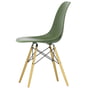 Vitra - Eames Plastic Side Chair DSW RE, gullig ahorn / skov (hvide filtglidere)