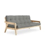 Karup Design - Grab sofa, natur fyrretræ / grå