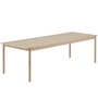 Muuto - Lineært træ spisebord 260 x 90 cm, egetræ