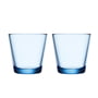 Iittala - Kartio drikkeglas 21 cl, aqua (sæt med 2)