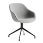 Hay - About a chair aac 121, aluminium pulverlakeret sort / flamibergrå c8