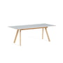Hay - Copenhague CPH30 udtrækkeligt spisebord, L 160/310 x B 80 x H 74 cm, matlakeret eg / grå linoleum