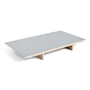 Hay - Indsatsplade til CPH30 udtrækkeligt spisebord, 50 x 80 cm, overflade: linoleumgrå / kant: matlakeret krydsfiner