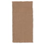 ferm Living - Organic badehåndklæde, 70 x 140 cm, brunbrun