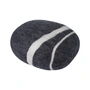 myfelt - Pebble puf Hugo XL, mørkegrå meleret