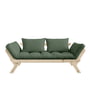 Karup Design - Bebop sofa, naturlig fyr / olivengrøn
