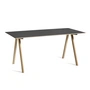HAY - Copenhague CPH10 bord, 160 x 80 cm, lakeret eg / sort