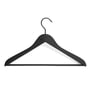 Hay - Soft coat slim hanger med bridge, sort (sæt med 4)
