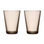 Iittala - Kartio drikkeglas 40 cl, linned (sæt med 2)