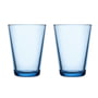 Iittala - Kartio drikkeglas 40 cl, aqua (sæt med 2)