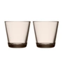 Iittala - Kartio drikkeglas 21 cl, linned (sæt med 2)