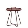 Cane-line - On-the-move sidebord Outdoor, Ø 44 x H 54 cm, bordeaux