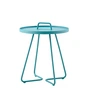 Cane-line - On-the-move sidebord Outdoor, Ø 44 x H 52 cm, aqua