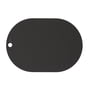 OYOY - Ribbo dækkeserviet oval, sort (sæt med 2)