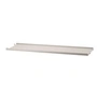 Snor - Metalgulv med lav kant, 78 x 20 cm, beige