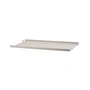 Snor - Metalgulv med lav kant, 58 x 30 cm, beige