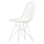 Vitra - Wire Chair DKR (H 43 cm), hvid / uden betræk, filtglider (hvid)