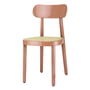 Thonet - 118 stol, fletværk med plastik støttestof / bøg højglans antik pink lakeret