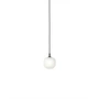 Muuto - Rime pendel Ø 12 cm, opal/sort