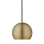Frandsen - Ball Ø 18 cm, mat antik messing / hvid
